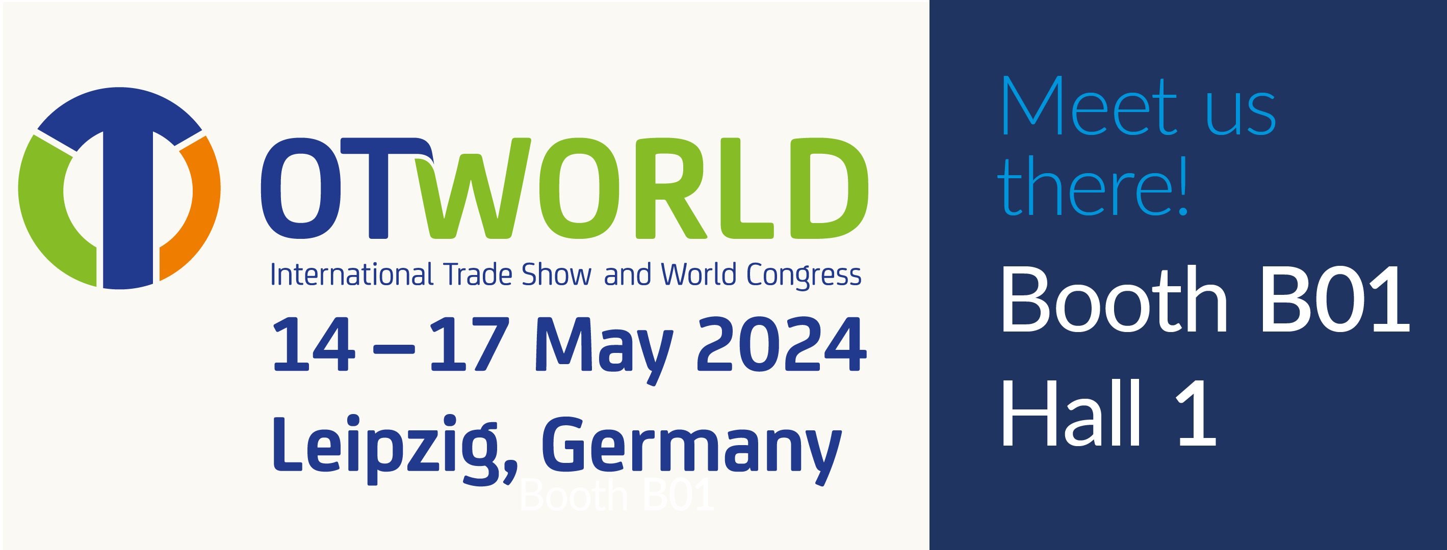 Meet us at OTWorld in Leipzig!